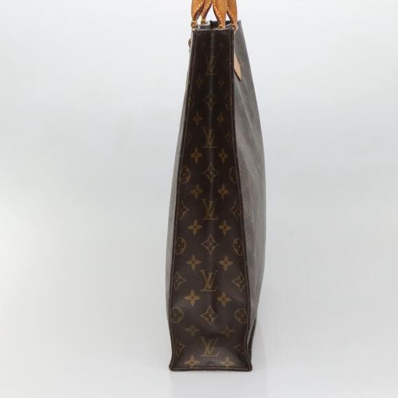 LOUIS VUITTON Monogram Sac Plat Hand Bag M51140 - Picture 5 of 12
